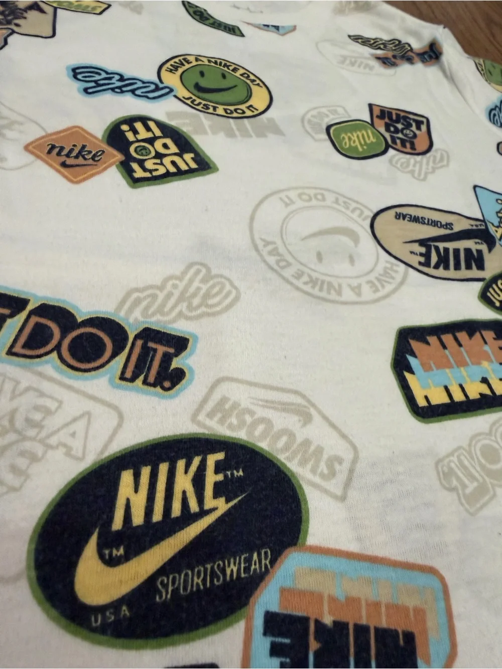 Nike Kids Green Pull-on Shorts & Nike Tee